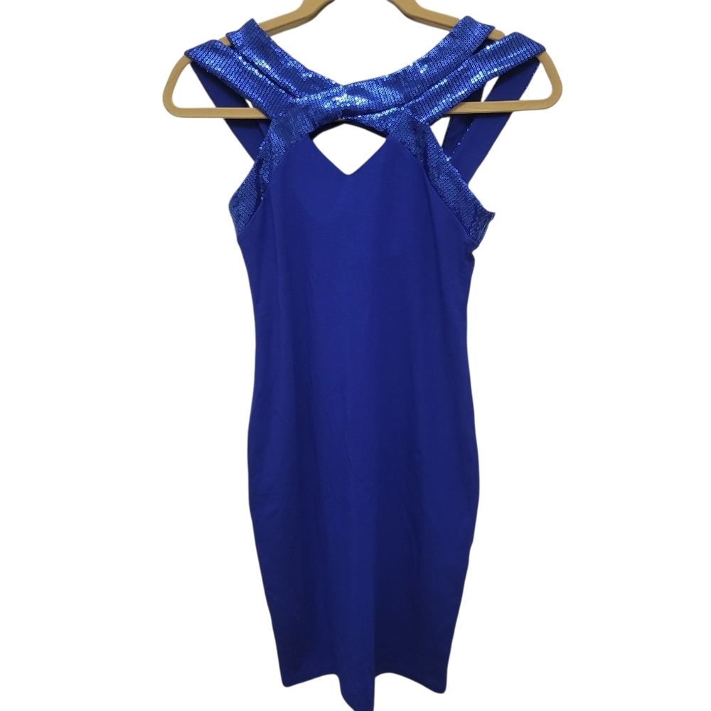 ASOS Bodycon Coquette‎  Sequin Cutout Club Mini Dress NWT Size 6 Party Coquette